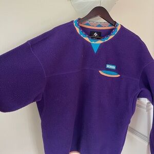 Columbia Purple Crewneck Sweater
